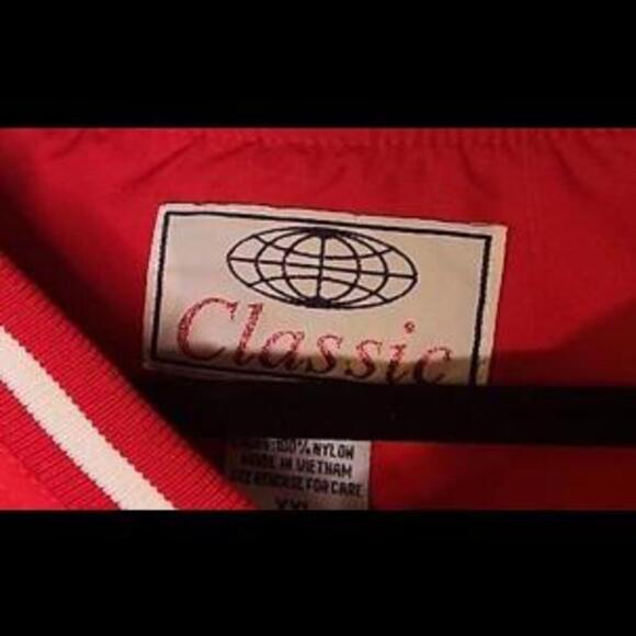 Vintage Ohio State Nylon Red Crewneck Pullover Size XXL - Picture 2 of 3